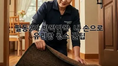 필동2가 반짝반짝 ✨ 내 손으로 유리창 청소 꿀팁!
